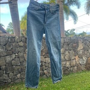 rag & bone NINA high rise ankle cigarette jeans size28